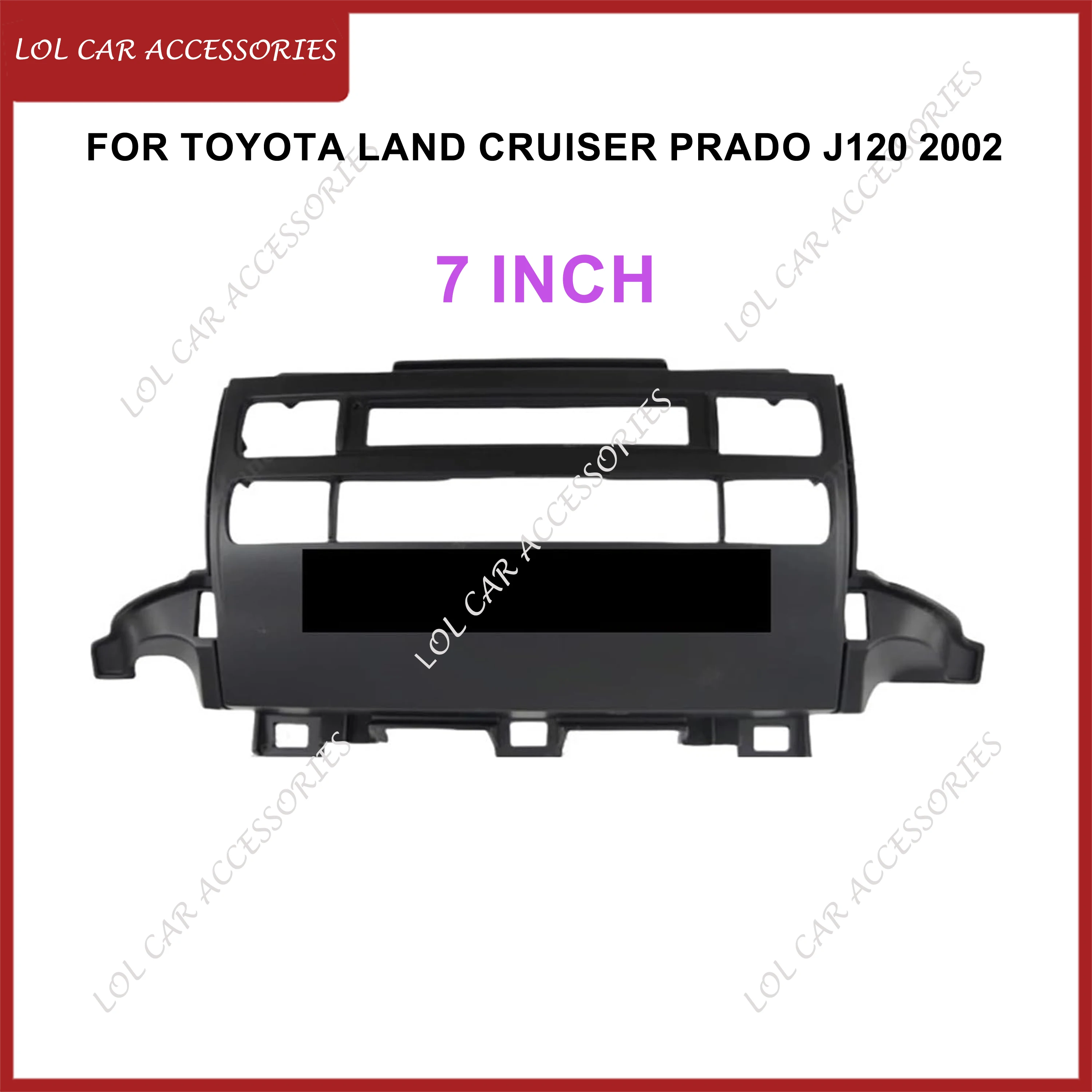

Для Toyota Land Cruiser Prado J120 2002 Автомобильный радиоприемник Android Стерео GPS MP5 Плеер Обшивка корпуса Рамка 2 Din Головное устройство Крышка приборной панели