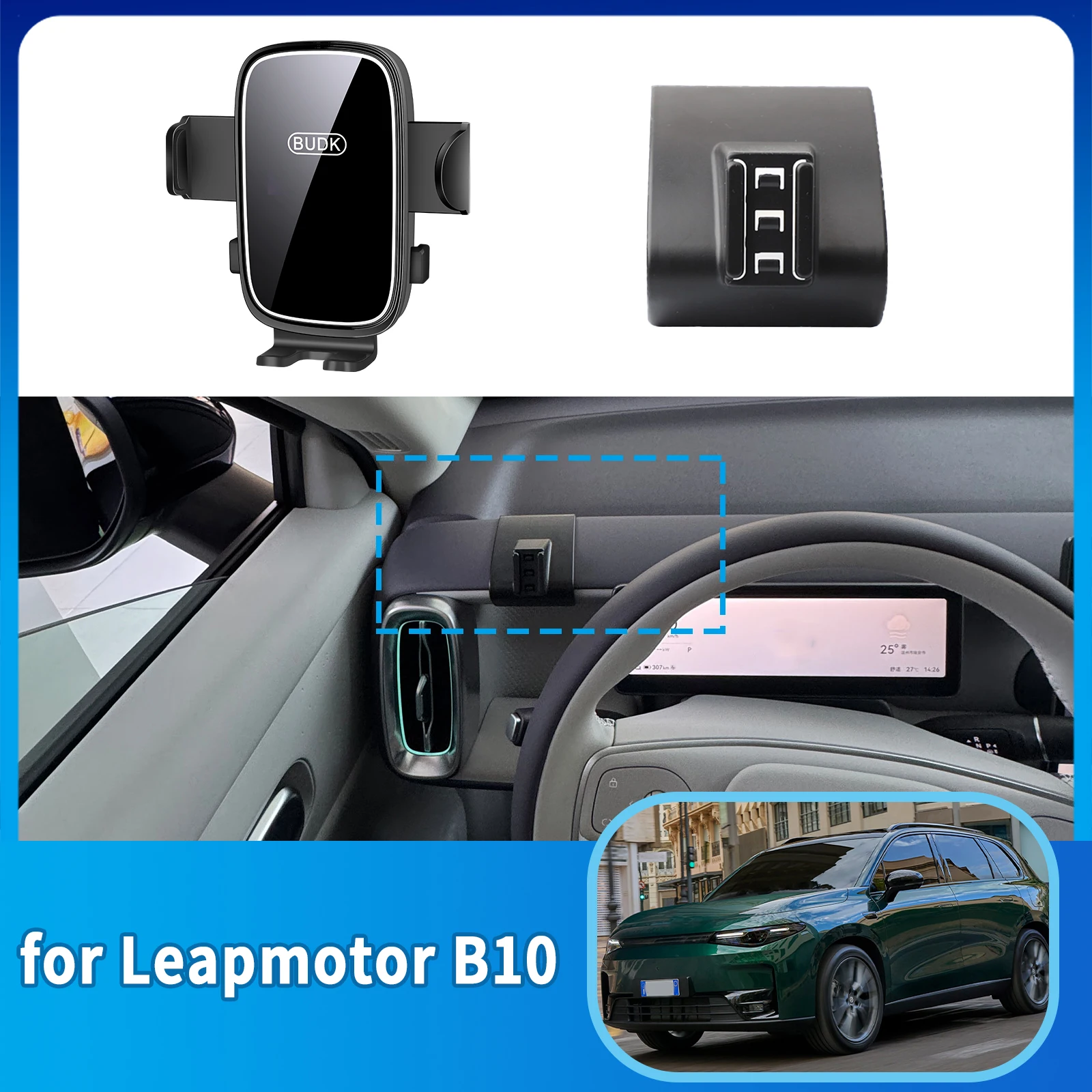 

Car Mobile Phone Holder fit for Leapmotor B10 Navigation Stand Auto Accessories GPS Bracket