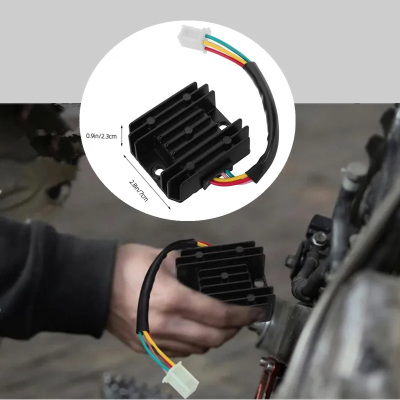 

1PC Current Rectifier 12V 6 wires For GY6 50cc 125cc 150cc 200cc 250cc Motorcycle dirt bike Scooter ATV Quad Go-Kart