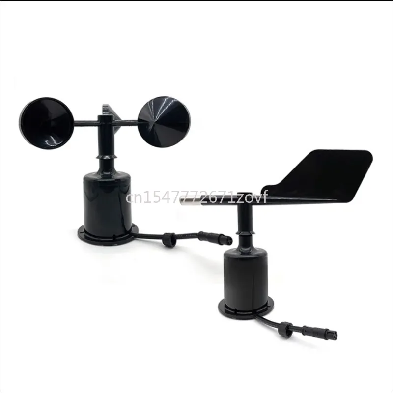 Wind direction and anemometer RS485 signal Three-cup type wind speed and direction sensor transmitter