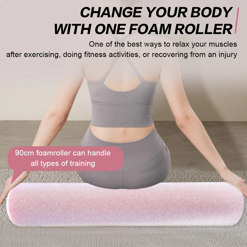 Foam Roller Massage Column High Density Exercise Roller Multi-Function EPP Massage Roller Portable Muscle Roller for Home Gym