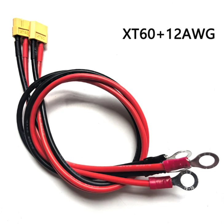XT60 X90 auf M8 O-Ring-Ösen-Batterieanschluss-Stecker-Kabel 10/12AWG Ladeanschluss für RC Lipo-Akku FPV Racing – Detail 4