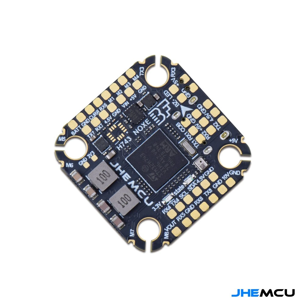 JHEMCU H743 NOXE Mini Stack 60A 4in1 ESC Flight Controller Combo for FPV Racing Drone