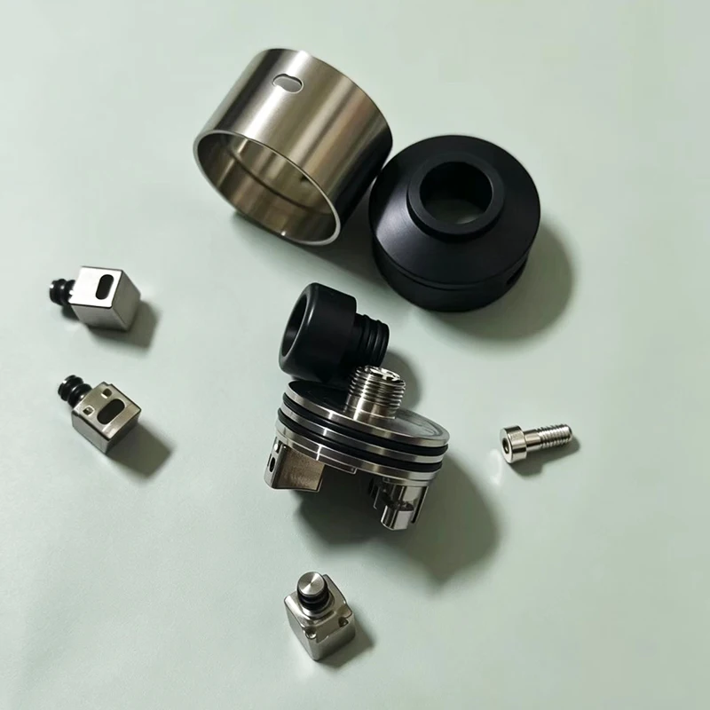YFTK W2CK D MTL BF RDA 22mm Tek Bobin, 316SS Yapısı ve BF Pin ile VS SXK Haku Phenom Nextiny Narca aksesuarları