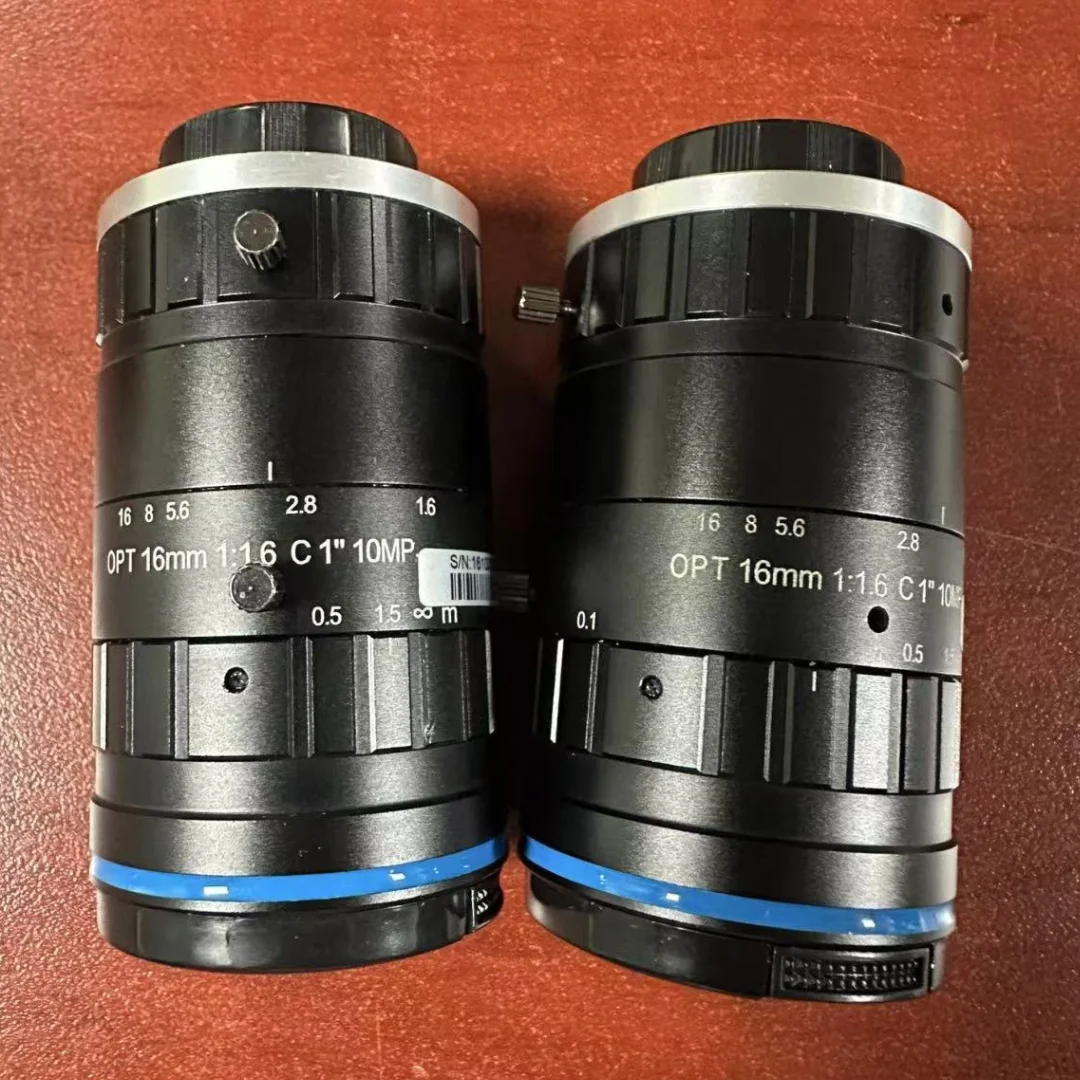 Second hand OPT-C1616-10M 16mm 10 megapixel industrial lens shipped quickly