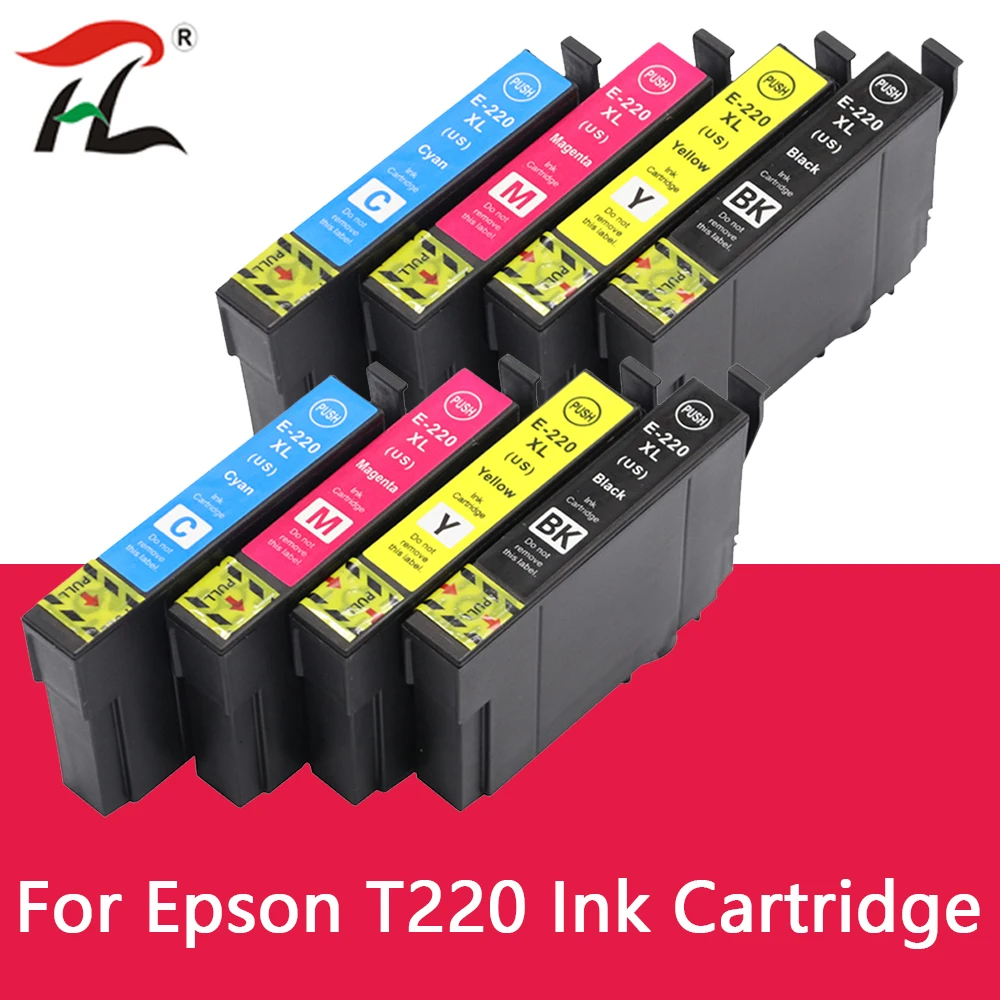 Compatible for Epson WorkForce WF-2630 WF-2650 WF-2660 XP-320 XP-420 Printer Ink Epson 220xl T220 Ink Cartridge