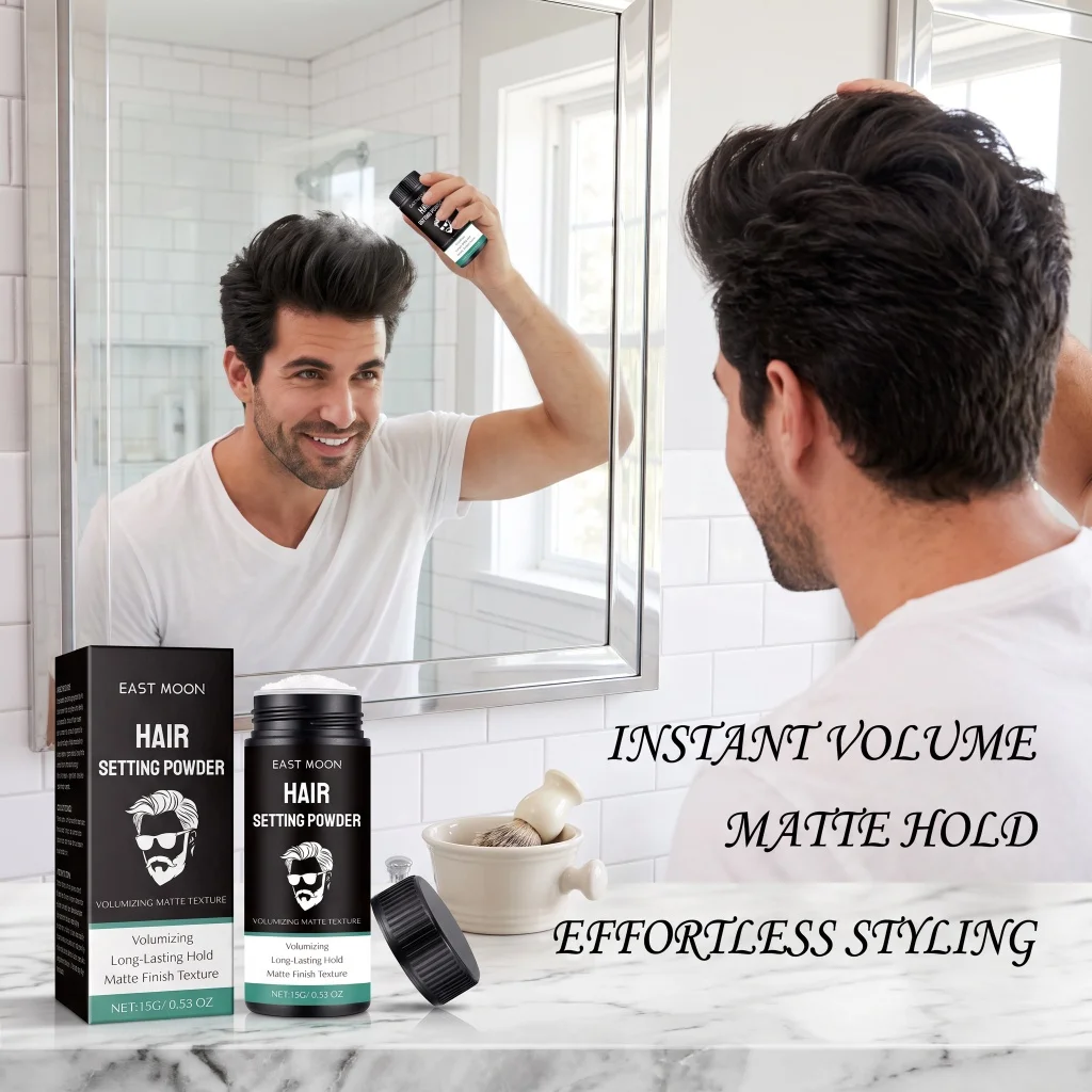 Volumizing Hair Styling Powder Natural Gloss Non Greasy Hide Hairline Tame Frizz Boost Curl Hold Hair Setting Spray