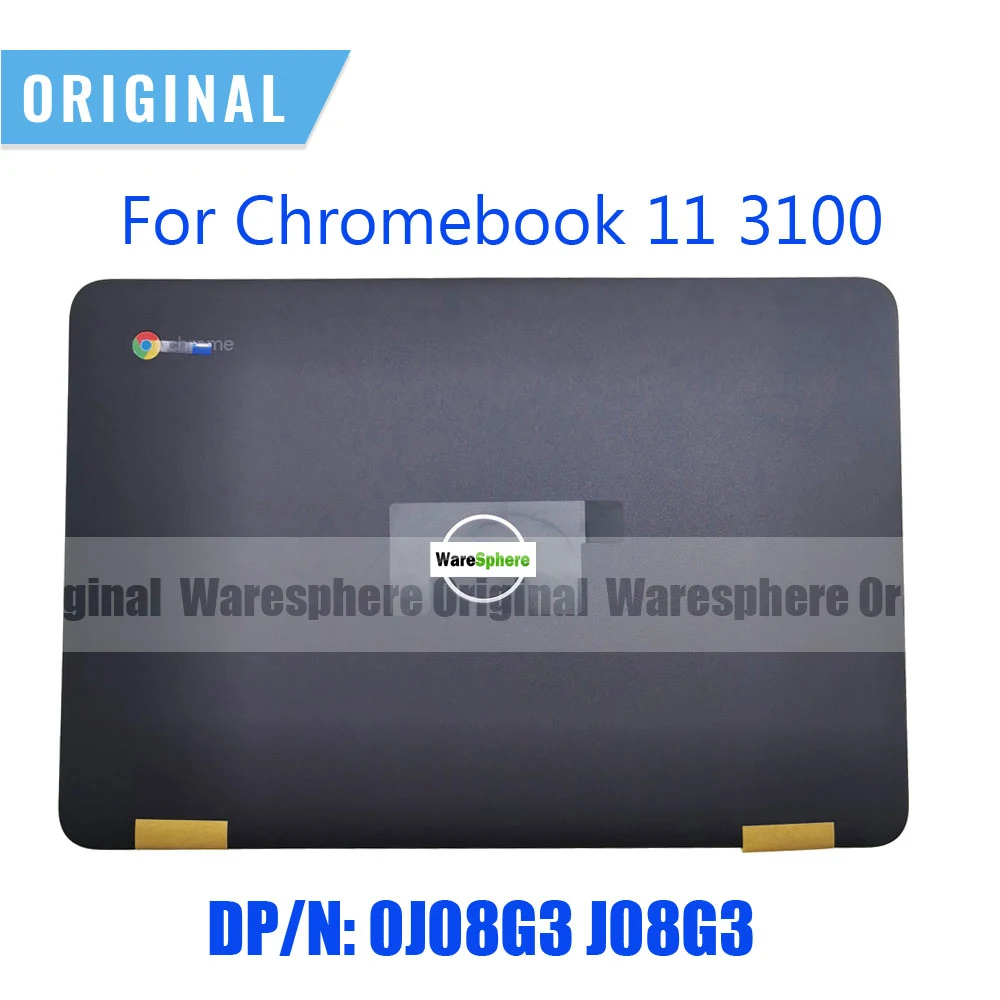 

Новый оригинальный 0J08G3 для Dell Chromebook 3100, Черная задняя крышка ЖК-дисплея J08G3