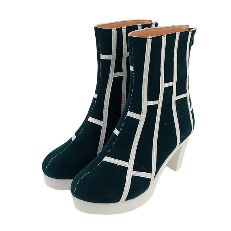 Anime Jolyne Cujoh Cosplay buty czarne buty akcesoria dziwna przygoda Cosplay Boot Cos dla kobiet