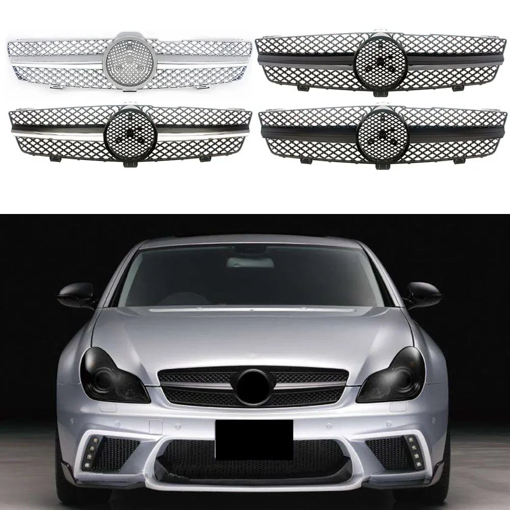 

Car Front Racing Facelift Grille Upper Grill For Mercedes Benz W219 CLS Class 2008 2009 2010 AMG