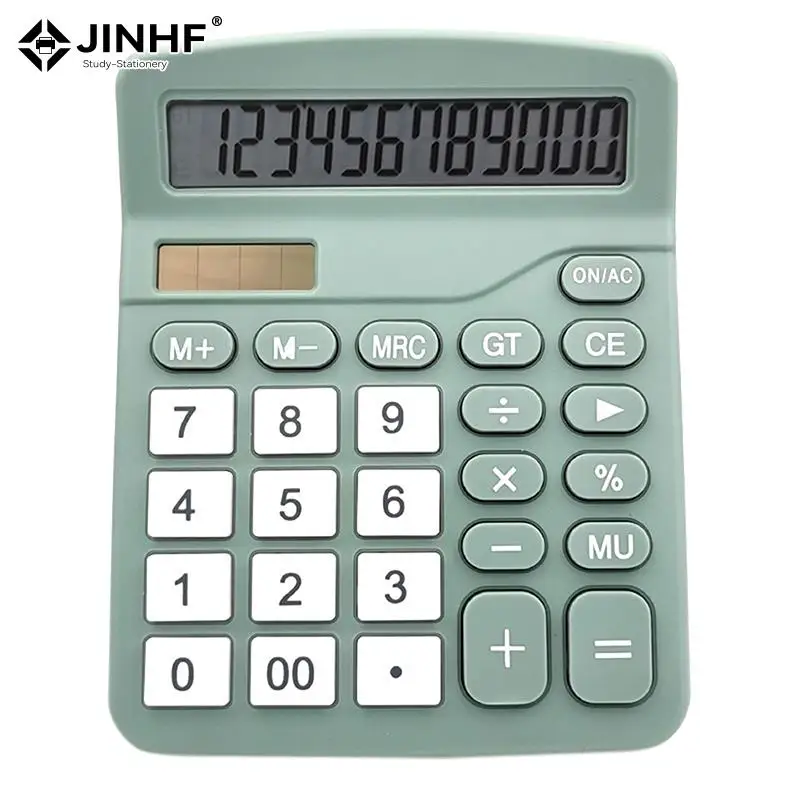 12 Digits Electronic Calculator Desktop Calculators Home Office School Solar Energy Calculators Financial Accounting Tools