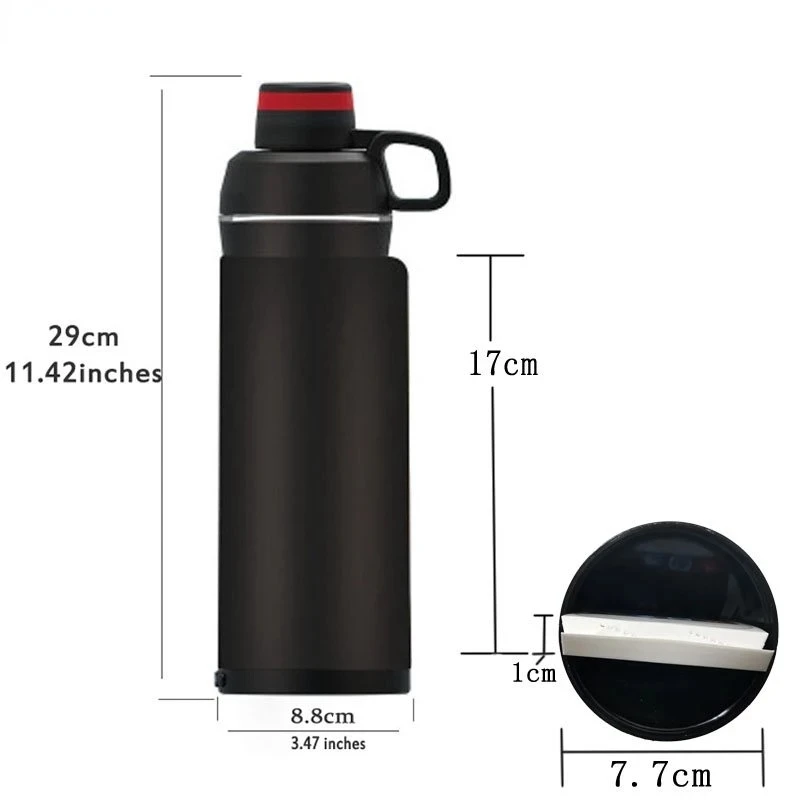 Dispenser Water Bottle with Phone Pocket Secret Stash Pill Bottle Organizer Outdoor Travel Storage Bottles Jars Tumbler & Hiding