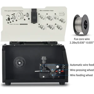 110 V 130 -Amper -Durchflusskernschweißmaschine, Gasschweißmaschine IGBT Schweißer Schweißer Power Soldier Tragbarer Draht 12 Hauptverkäufe MIG Tragbares Schweißgerät - №10