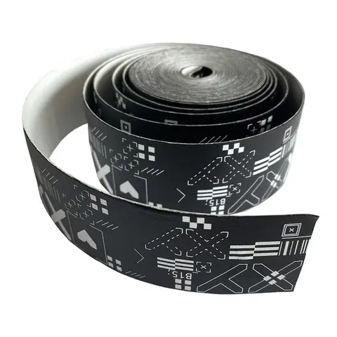 Защитная наклейка для головы теннисной ракетки Black White