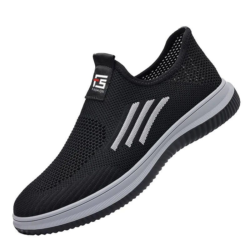Zapatillas deportivas informales para hombre, Calzado cómodo y transpirable con superficie de malla, suela plana, para correr, novedad de verano y otoño, 2023