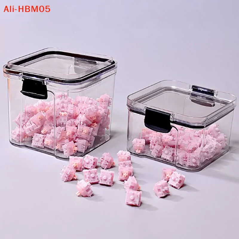 (HB05)460/700ml Keyboard Switch Storage Box Cantainer Switch For Mechanical Keyboard Cherry Gateron Kalih Empty Storage Box