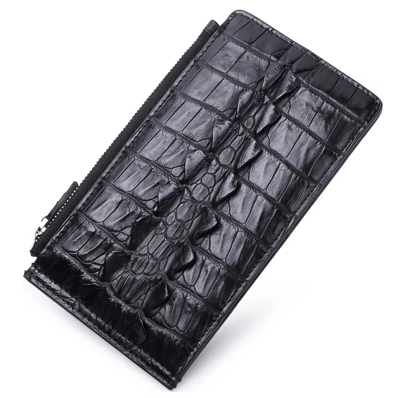 2022 Luxury Crocodile Leather Men\'s Card Bag Real Leather Card Clip Large Card Cover Wallet Multi Card Position Holder Bag 15