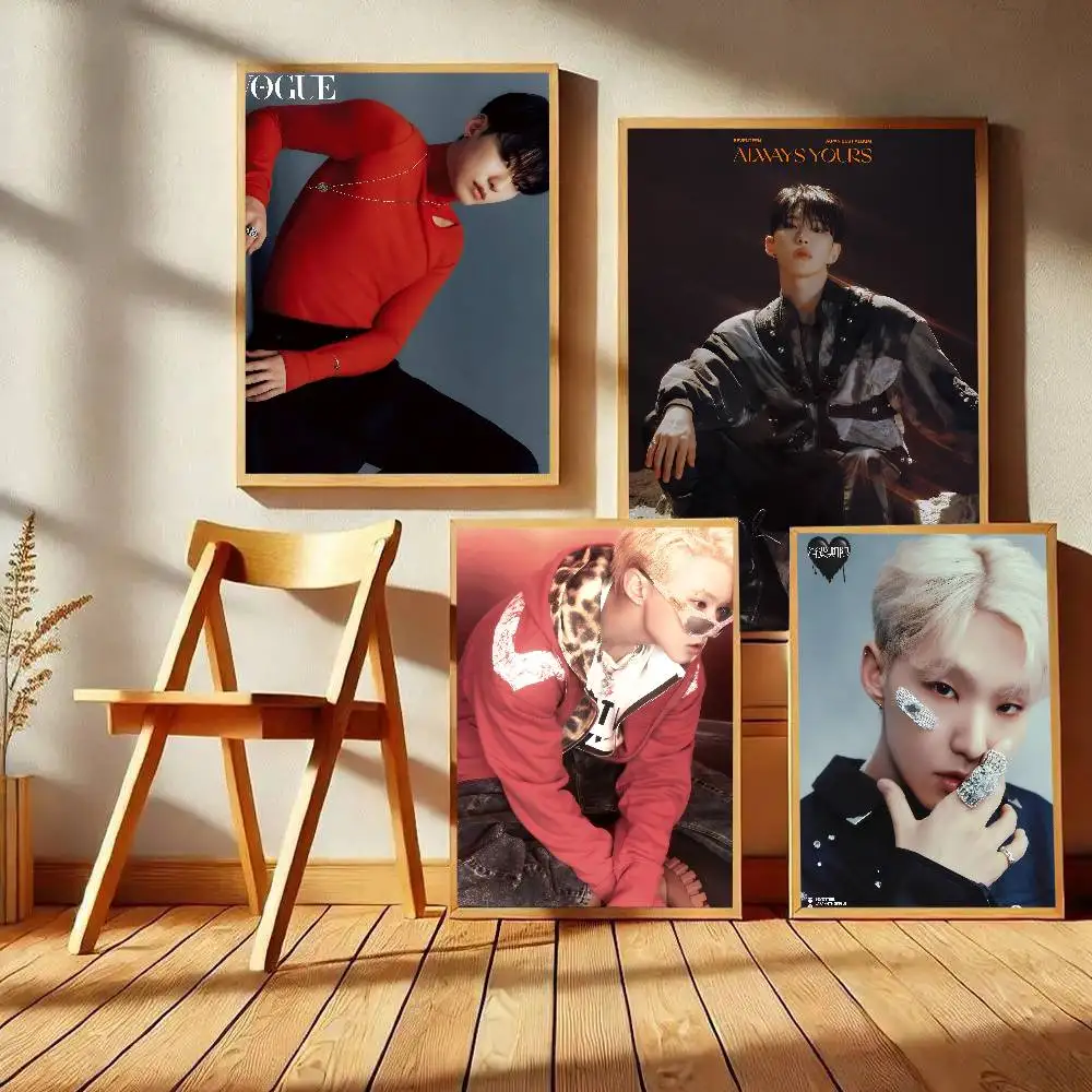 Kpop Hoshi Poster Art With Prints Home Bedroom Living Room Decoration Gift