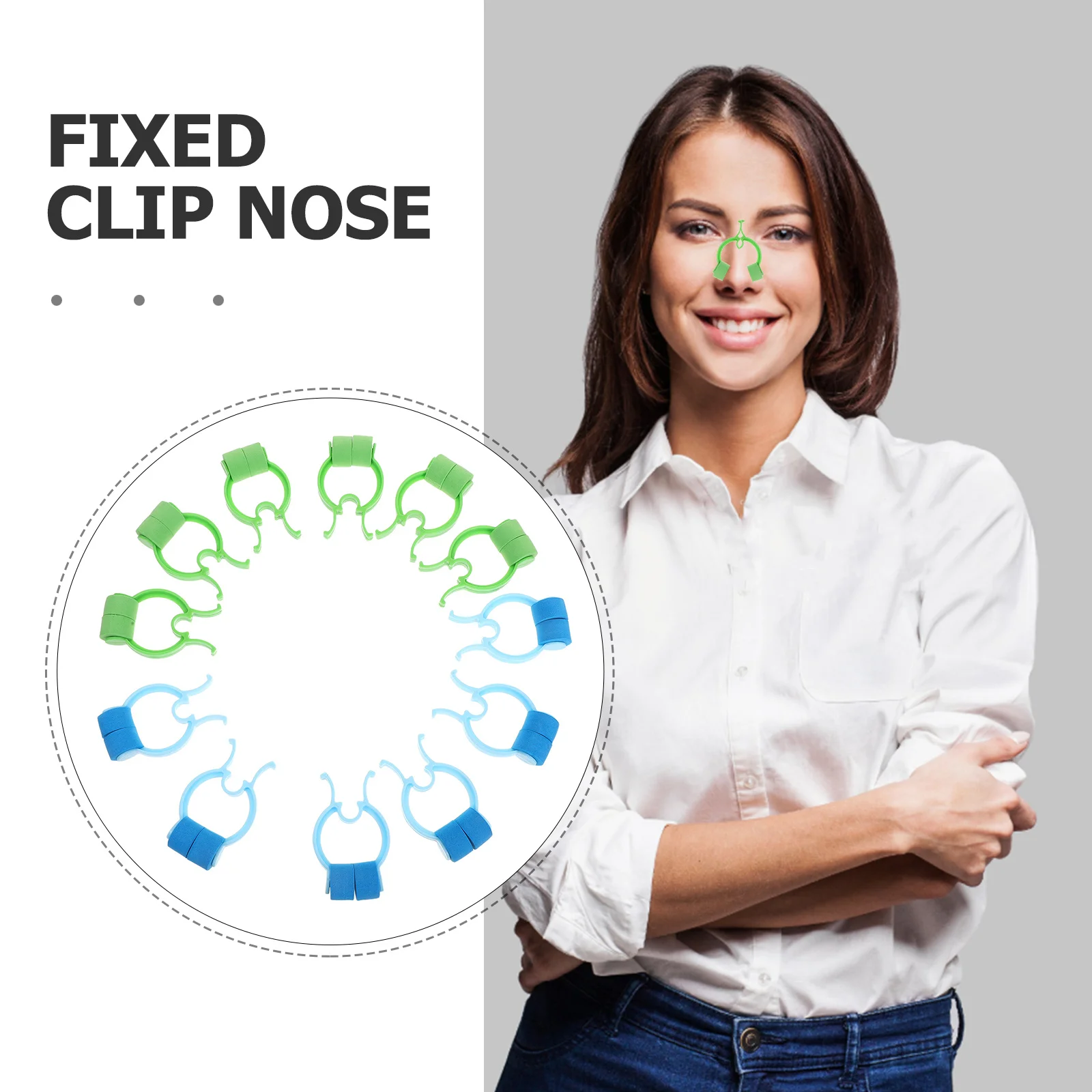 12 Stuks Neusklemmen Voor Ademhalingstraining Niet-Harm Neusbleed Stoppers Comfortabele Draagbare Stop Neus Bleed Clip Neusbleed Stoppers