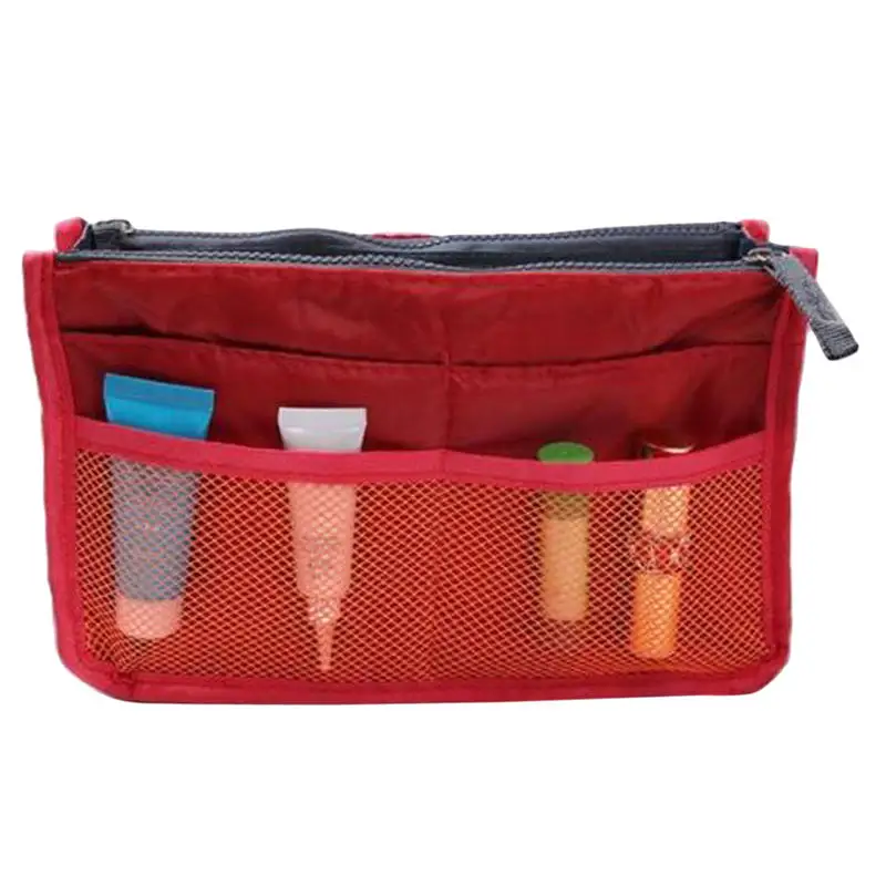 Organizer Insert Bag Women Travel Insert Organizer Handbag Purse Large Liner Lady Makeup Cosmetic Bag Cheap Female Tote