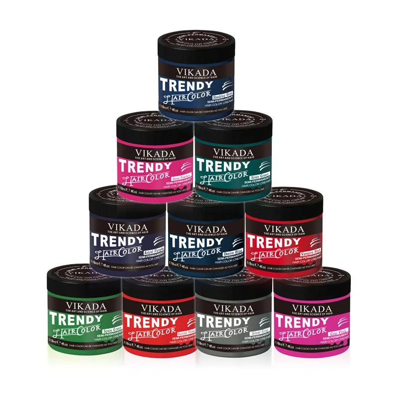 118ml Semi-permanent Hair Dye Plant Formula Hair Dye After Dyeing Color Fixing Conditioner Natural Formula Non-toxic Harmless