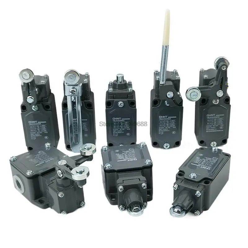 5ชิ้นCHNTจํากัดสวิทช์YBLX-K3/20วินาที/Tไมโครสวิทช์จํากัดปรับลูกกลิ้งโรตารีแขนประเภท
