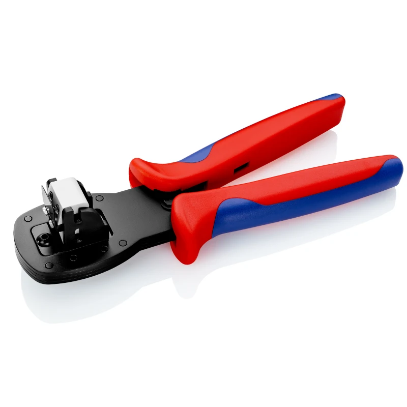 KNIPEX 97 54 24 Crimping Pliers For Micro Plugs Parallel Lever Self-locking Structural Design High Precision Simple Operation