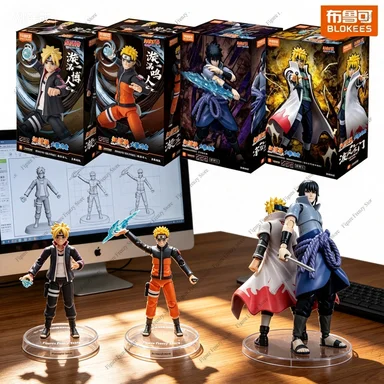 

Special OfferBlokees Naruto Champion Class Action Figure Uzumaki Sasuke Minato Boruto Assembly Mol Collectible Toys Gifts For Fa
