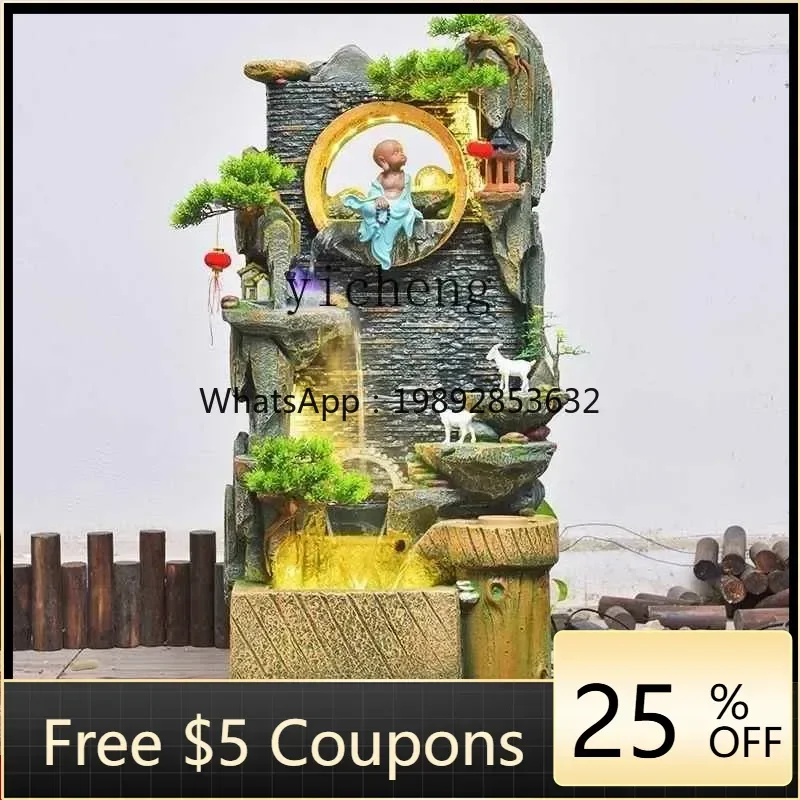 

BJ flowing water fountain modern living room circulation water feature decoration