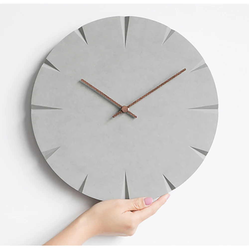 Cement Clock Decoration Silicone mold Home DIY Homemade Concrete Clock molds Round large clock silicone molds