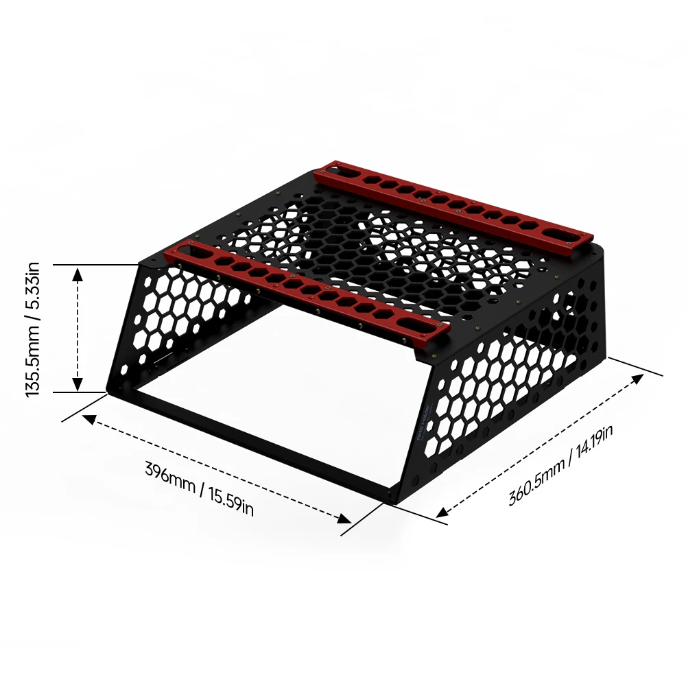 BIGTREETECH Panda Perch Holds Two AMS Units Durable Storage Rack Expansion Boxes for Bambulab P1 X1 3D Printer Accessories - Image 5