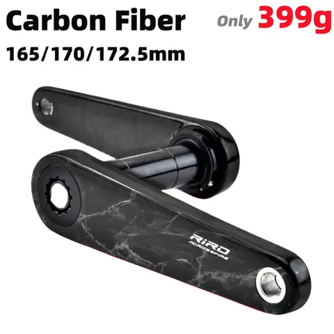 Riro Carbon Crankset Ultralight Carbon Fiber Bicycle Crank 110BCD