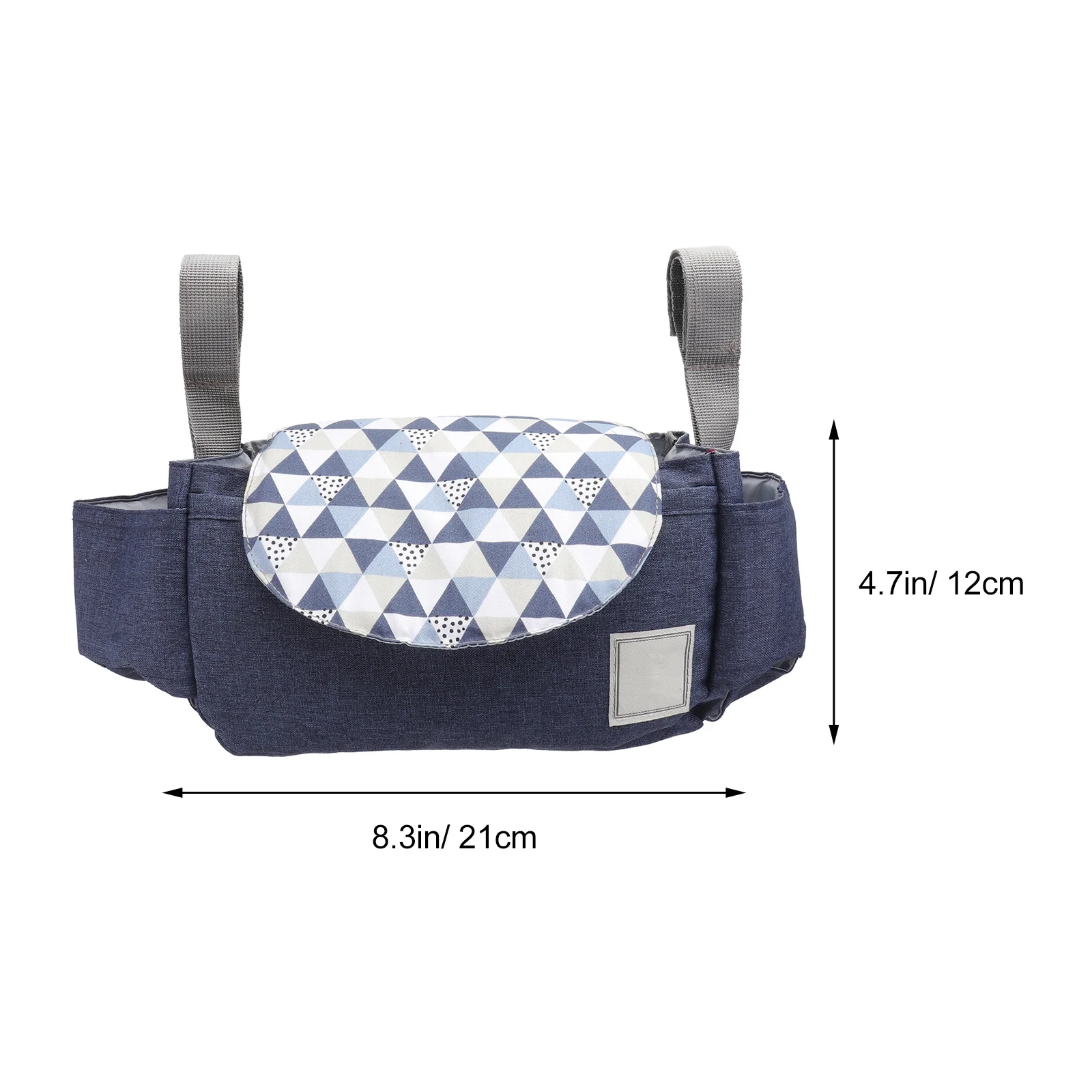 Bolsa multiuso durável para carrinho de bebê, organizador simples para produtos de bebê, fácil de limpar e fixar, bolsa suspensa para carrinho