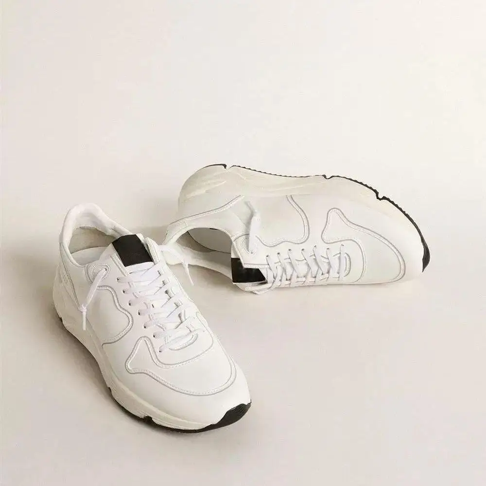 Unisex Vintage Distressed Sneakers, Two Tone Suede Leather Chunky Sole Running Shoes for Couple Daily Casual Walking Wear