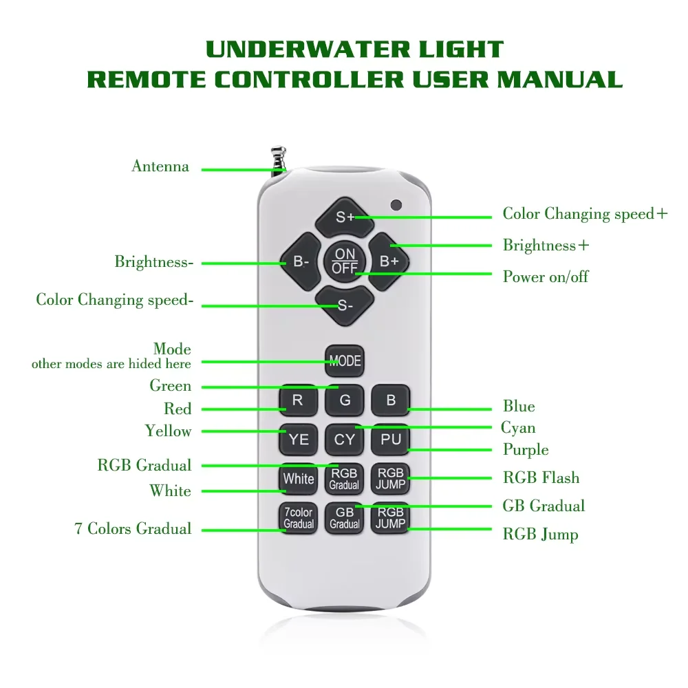 Imagem -02 - Faróis de Piscina Led Rgb Par56 Branco Quente Branco Frio 18w 35w 54w 12v