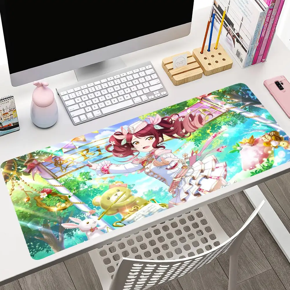 Anime Love Live! Sunshine Mousepad Large Gaming Mouse Pad LockEdge Thickened Computer Keyboard Table Desk Mat