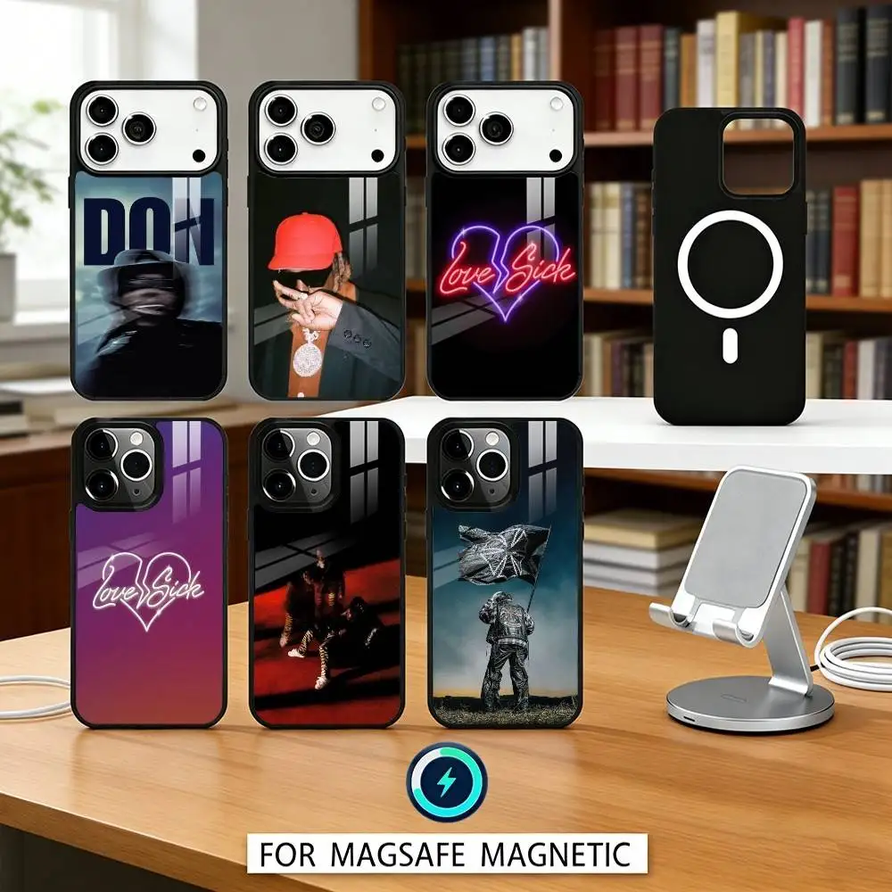 

D-Don-N T-Toliver Rapper Singer Phone Case Magnetic For iPhone17 16 15 14 13 12 Pro Max For Magsafe Wireless Charging Cover