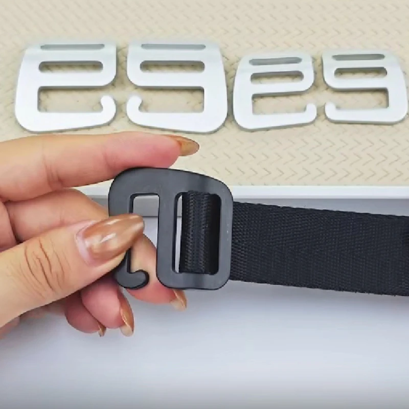 

50/100Pcs 20/25mm Metal Buckles Bag Strap Tri-Glide Slider Clasp Underwear Hook Webbing Adjuster Hooks DIY Hardware Accessories