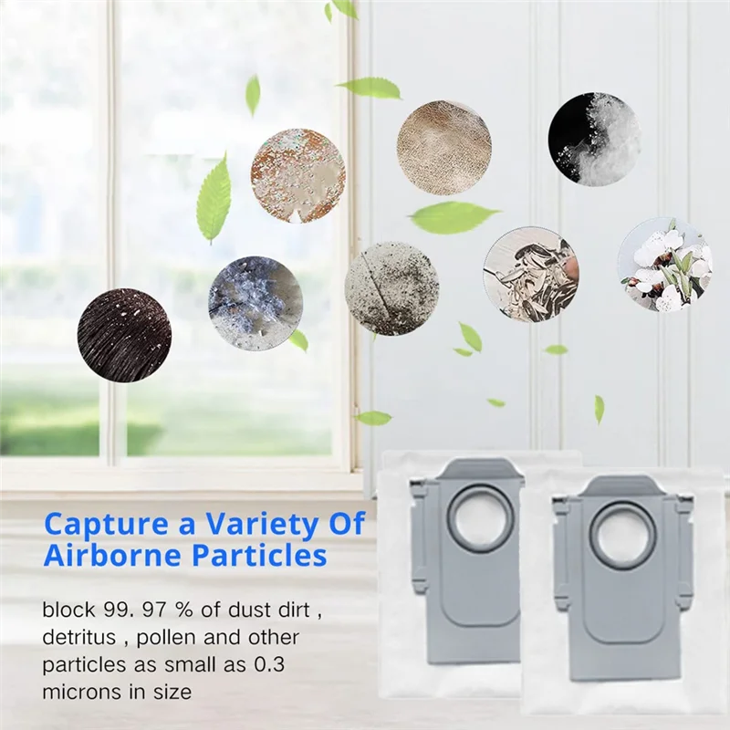 【Berserk】10 шт. запасные части, мешок для пыли для Roborock QV 35A / QR 598 / QR 798, детали пылесоса, эффективные аксессуары для чистки