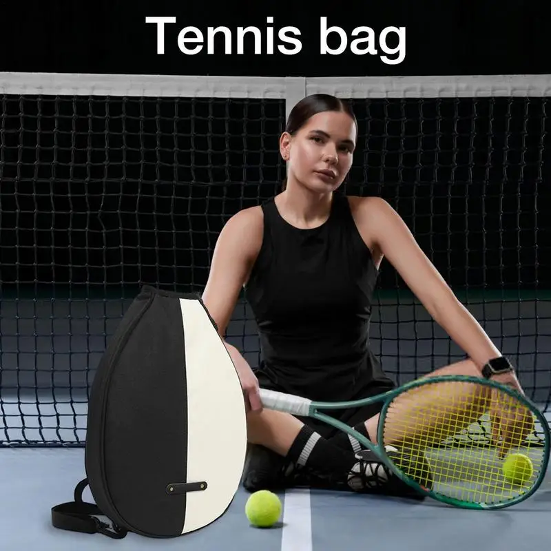 Bolsa de raquetas de Tenis, mochila deportiva de gran capacidad, correa de hombro ajustable, raquetas de bádminton, pádel de Squash