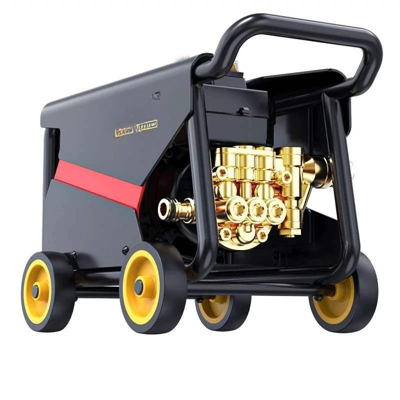 

Car washing machine artifact high pressure water pump household 220V high power brush car water gun portable strong washing