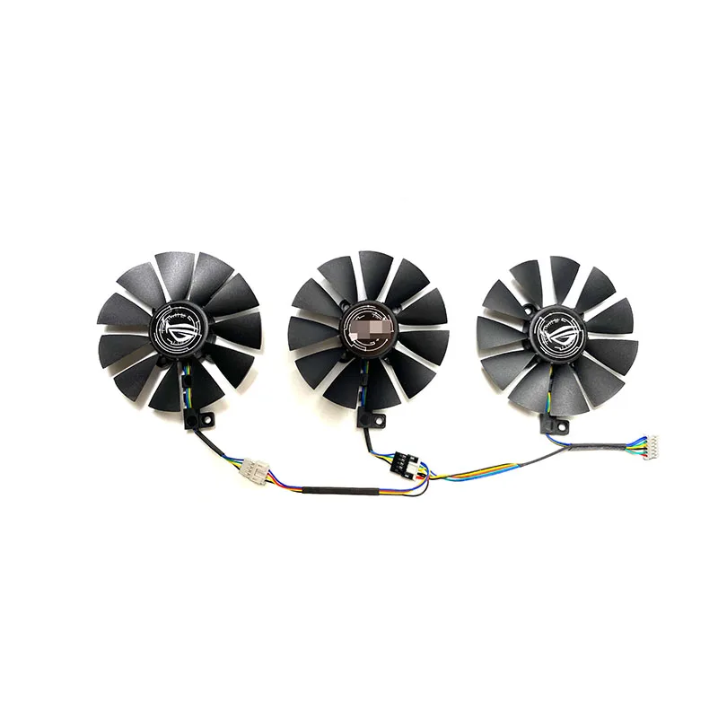 1/3 Pcs New For ASUS GeForce GTX1060 1070 1080 1080ti ROG STRIX Graphics Card Replacement Fan FDC10U12S9-C FDC10H12S9-C