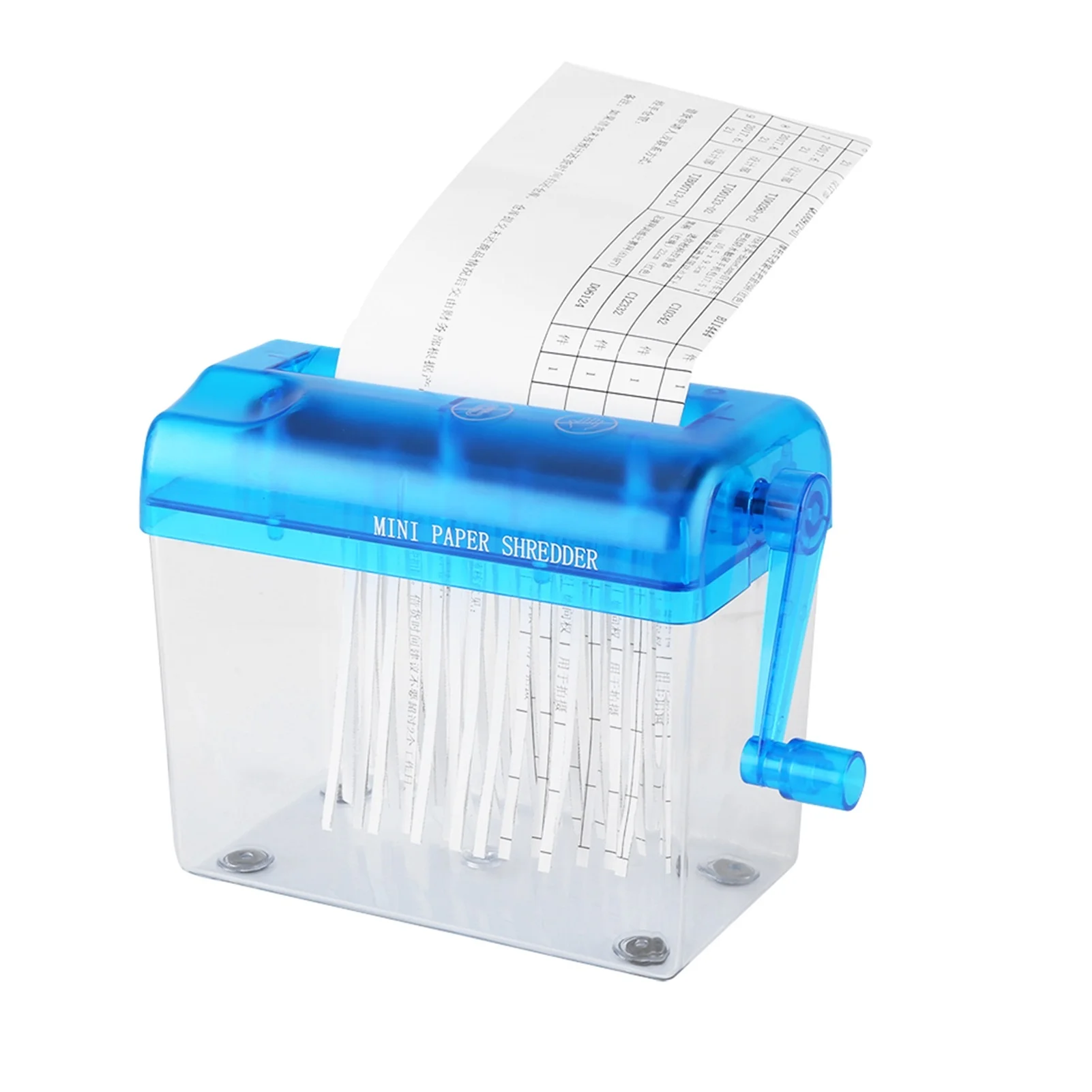 A6 Portable Mini Manual Paper Cut Shredder for Office Home School
