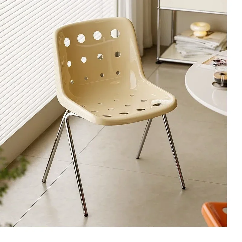 

Cheese chair creative ins home makeup desk chair simple designer pre-loved dining chair cream style back stool