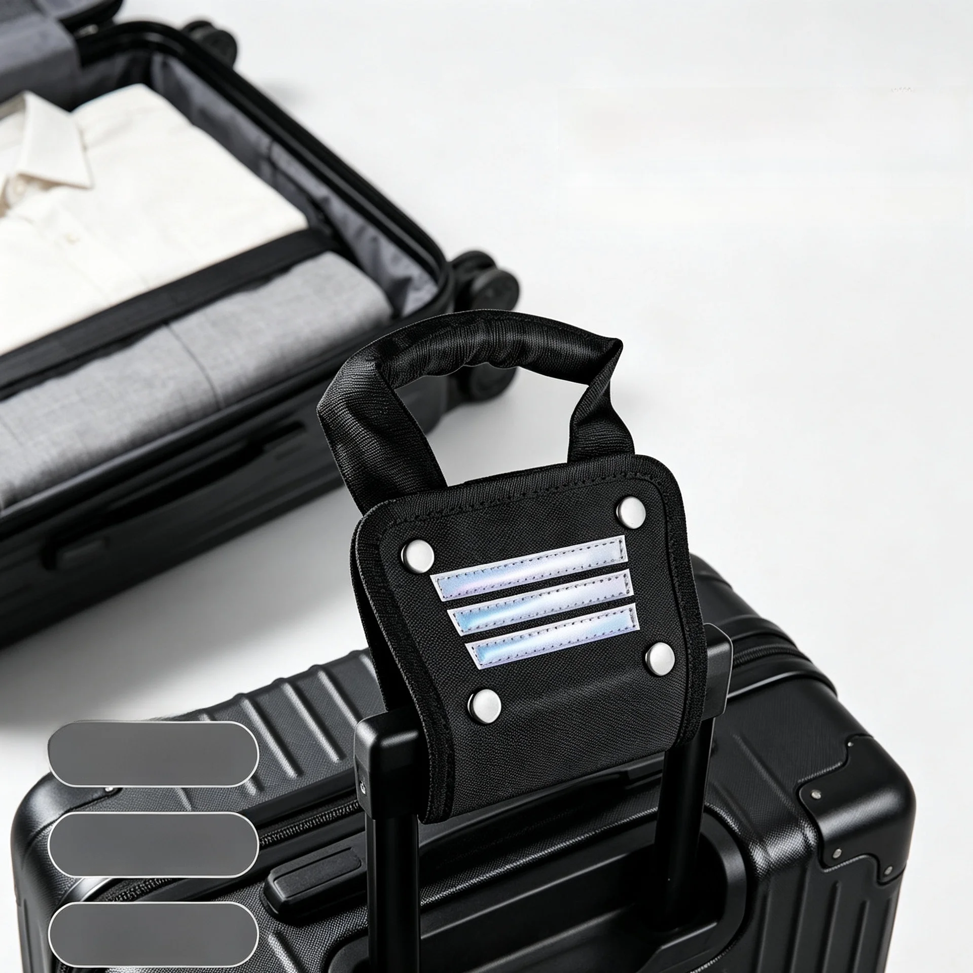 Detachable Nylon Luggage Handle for Traveling Anti-pressure Hand Strap Prevents Strangulation Suitable for Business Trips