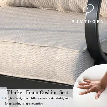 戶外三人座沙發床,相思木材質,附靠墊,適用於露台、後院、花園,淺灰色 8 最佳銷售 三人沙發床 - №5