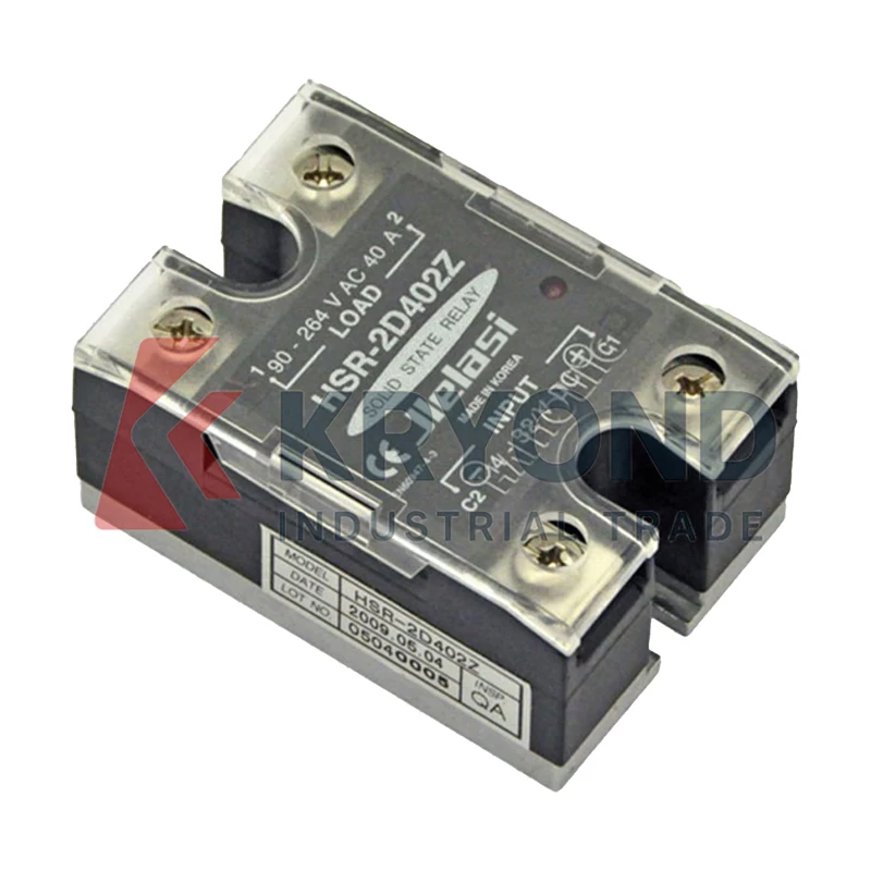 Hanrong Solid State Relay HSR-2D102Z 2D304Z 2D404Z DC Control AC Load SSR Module for Industrial Heating Motor Lighting Equipment