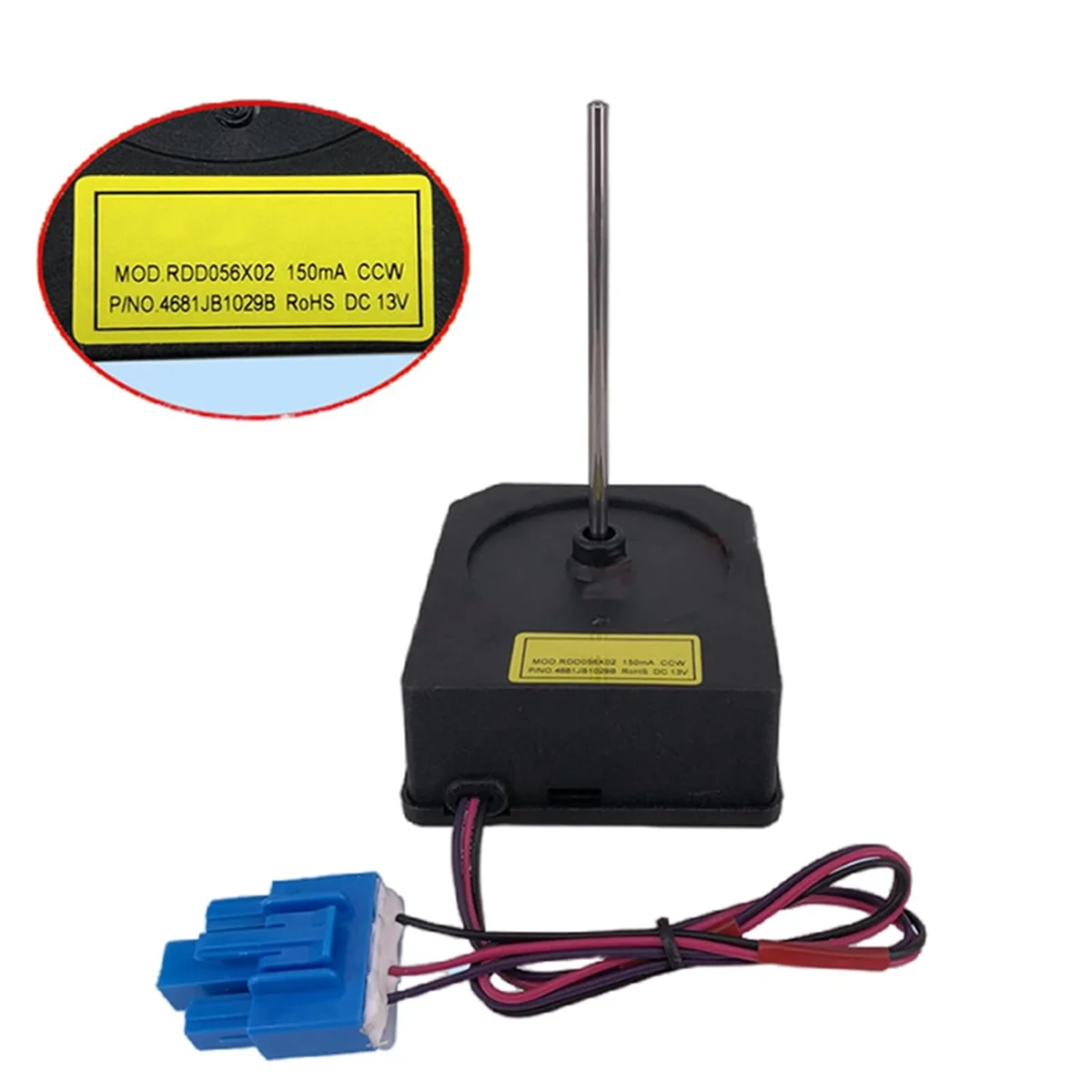 4681JB1029B Skraplacz lodówki/silnik wentylatora parownika kompatybilny z lodówką, zastępuje 4681JB1017E 4681JB1027B