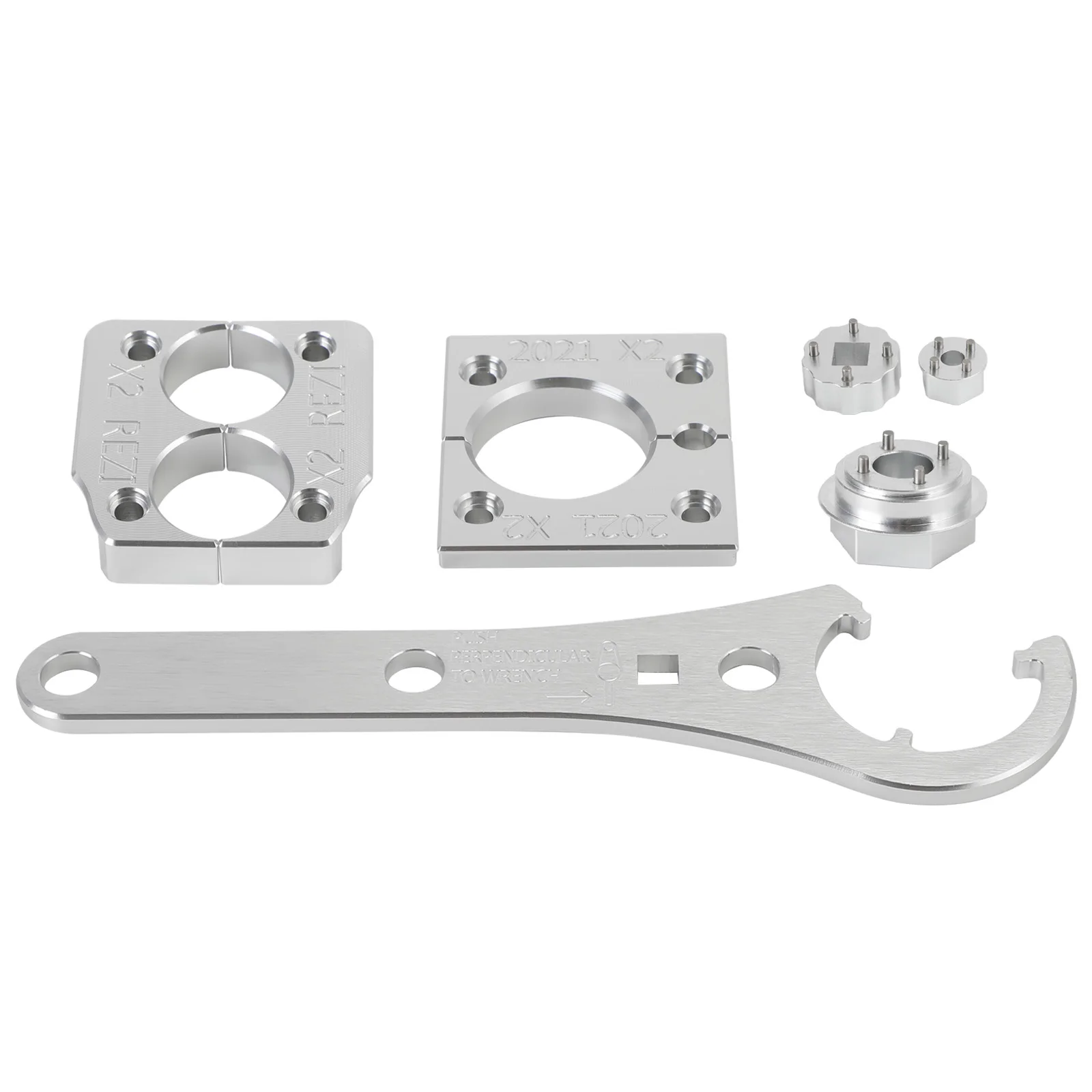 Float Shock Rebuild Tool Kit Schraubstockklemme + Dichtungskopf + 4 Stiftbuchsen für Fox X2 2021 – Detail 5