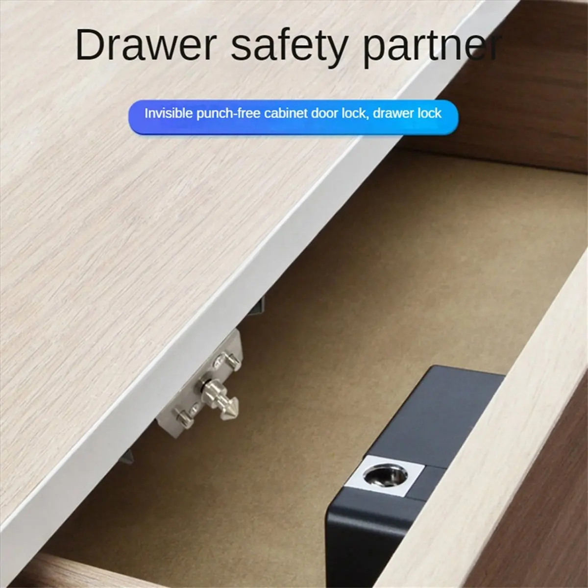 Fits for Smart Wood Door Lock Keyless Electronic Lock IC Card TTlock App Unlock Cabinet Locker Furniture Drawer Lock